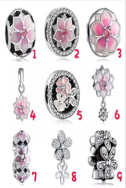 the 50pcslot lot authentic 925 sterling silver pink flowers series s charms beads fits european pandora charm brac1184840, Black
the 50pcslot lot authentic 925 sterling silver pink flowers series s charms beads fits european pandora charm brac1184840, Black