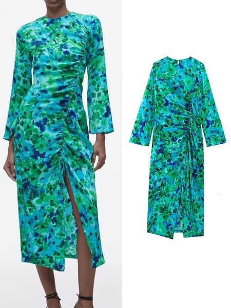 casual dresses traf 223 women printed folds midcalf elegant female beach style slim party vestidos long sleeved soft outwear 23425, Black;gray
casual dresses traf 223 women printed folds midcalf elegant female beach style slim party vestidos long sleeved soft outwear 23425, Black;gray
