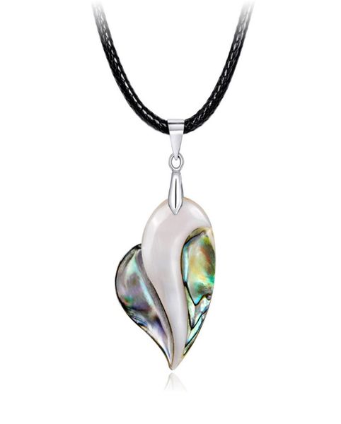 trendy natural abalone shell heart pendant necklace for women lady choker necklaces simple leather rope chain wedding party jewelr7943311, Silver
trendy natural abalone shell heart pendant necklace for women lady choker necklaces simple leather rope chain wedding party jewelr7943311, Silver