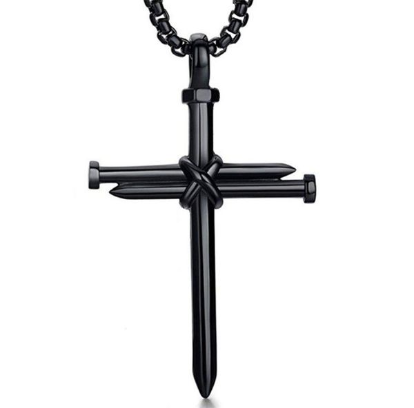 titanium steel nail cross prayer mens necklace pendant punk style personality male necklaces jewelry gift 4 colors1721785, Silver
titanium steel nail cross prayer mens necklace pendant punk style personality male necklaces jewelry gift 4 colors1721785, Silver