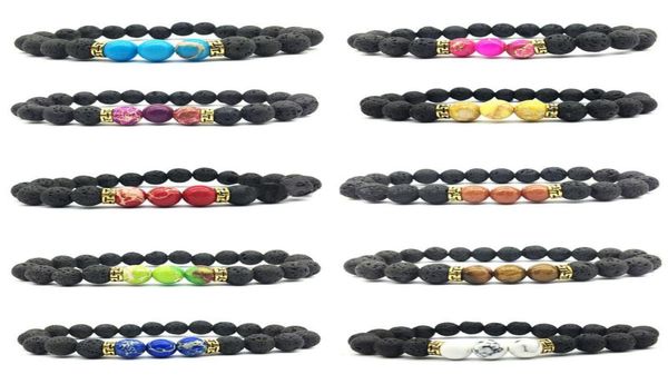 16 colors men aromatherapy 8mm lava stone beads bracelets diy essential oil diffuser bracelet women rainbow chakras strand jewelry3385434, Black
16 colors men aromatherapy 8mm lava stone beads bracelets diy essential oil diffuser bracelet women rainbow chakras strand jewelry3385434, Black