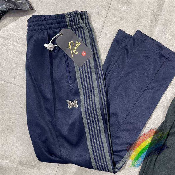 pants men needle women awge butterfly embroidered needles track pants t220721, Black
pants men needle women awge butterfly embroidered needles track pants t220721, Black