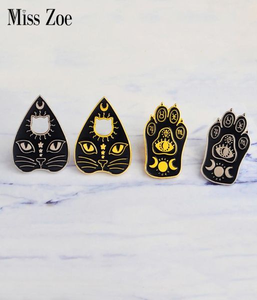 miss zoe witchcat black cat paw star moon eye witch craft magic course enamel pins gold silver brooch badge denim coat jewelry gif3282680, Gray
miss zoe witchcat black cat paw star moon eye witch craft magic course enamel pins gold silver brooch badge denim coat jewelry gif3282680, Gray