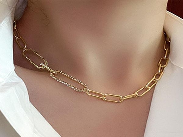 2020 christmas gift unique women jewelry gold filled micro pave safety pin link chain choker necklace extension chains layer2817759, Silver
2020 christmas gift unique women jewelry gold filled micro pave safety pin link chain choker necklace extension chains layer2817759, Silver