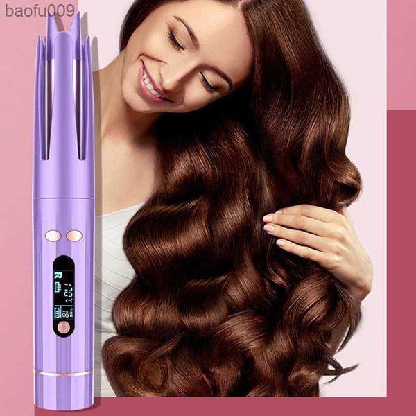 25mm Anti-Scald Wireless Irons Stick Automatic Curler Wand Cordless Rotating Curg Iron Hair Styg Tools L230520, Black
25mm Anti-Scald Wireless Irons Stick Automatic Curler Wand Cordless Rotating Curg Iron Hair Styg Tools L230520, Black