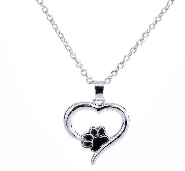 hollow pet paw print necklaces cute animal dog cat memorial jewelry pet lover puppy paw heart charm black enamel necklace girls6241032, Silver
hollow pet paw print necklaces cute animal dog cat memorial jewelry pet lover puppy paw heart charm black enamel necklace girls6241032, Silver