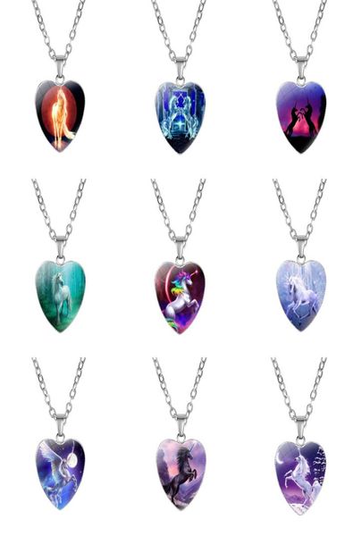 new creative unicorn horse heart glass pendant necklace party home kids lovely charm gifts 3752217, Silver
new creative unicorn horse heart glass pendant necklace party home kids lovely charm gifts 3752217, Silver