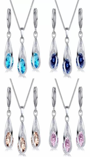 water drop jewelry set for women pendant necklace hoop earrings wedding party1828863, Silver
water drop jewelry set for women pendant necklace hoop earrings wedding party1828863, Silver