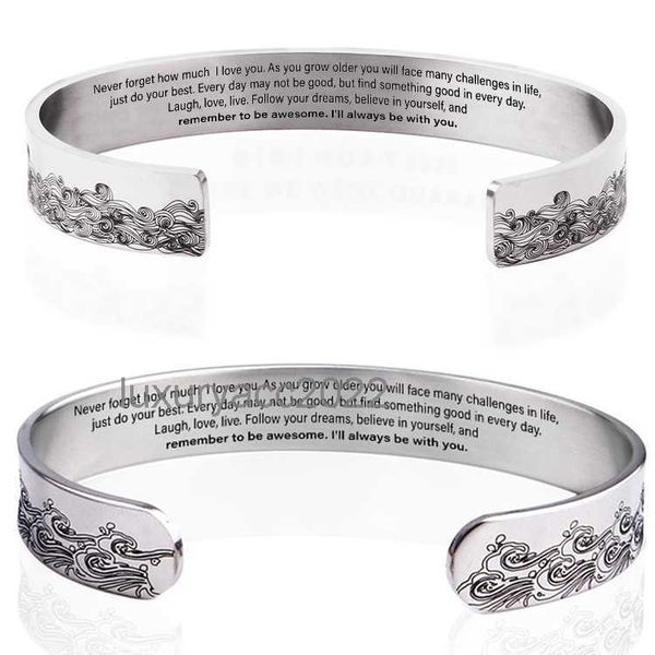 designer bracelet bangle remember to be awesome 10mm stainless steel open bracelet popular gift, Black
designer bracelet bangle remember to be awesome 10mm stainless steel open bracelet popular gift, Black