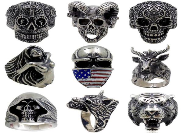 mixed 13pcs uality gothic punk assorted whole lots skull style men039s vintage tibetan rings9796650, Silver
mixed 13pcs uality gothic punk assorted whole lots skull style men039s vintage tibetan rings9796650, Silver