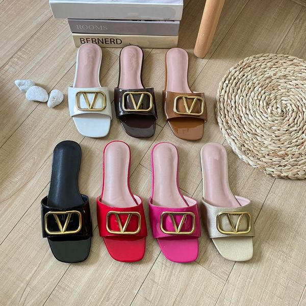 women sandals slippers signature slide grainy cowhide casual sandal summer designer luxury fashion ladies beach flat flip flops, Black
women sandals slippers signature slide grainy cowhide casual sandal summer designer luxury fashion ladies beach flat flip flops, Black