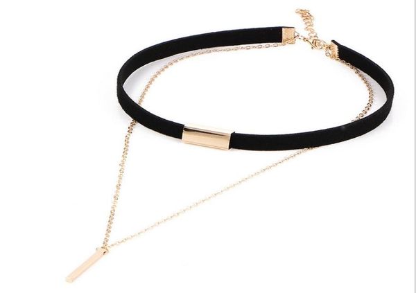 summer fashion style vintage jewelry gold chain double bar pendants leather collar chokers necklace for women gifts hz2167239, Golden;silver
summer fashion style vintage jewelry gold chain double bar pendants leather collar chokers necklace for women gifts hz2167239, Golden;silver