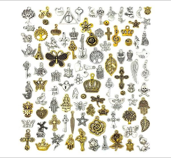 100pcs whole bulk lots jewelry making charms mixed antique silvergolden alloy charms pendants diy for necklace bracelet jewel9514687, Bronze;silver
100pcs whole bulk lots jewelry making charms mixed antique silvergolden alloy charms pendants diy for necklace bracelet jewel9514687, Bronze;silver