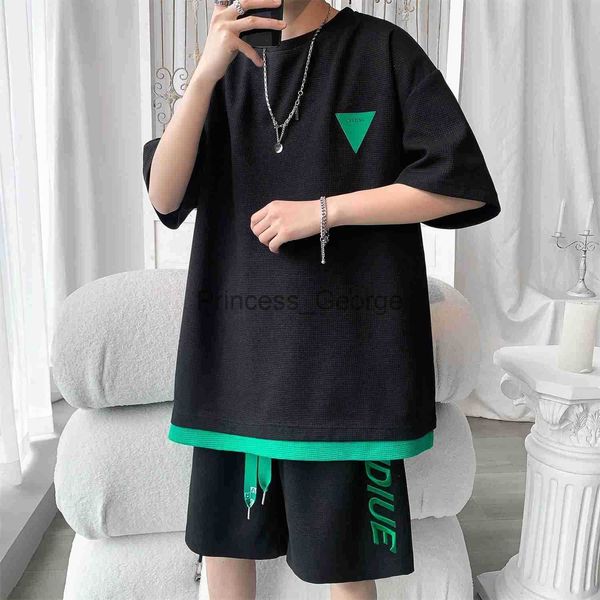 men's tracksuits korean fashion streetwear hip hop rock casual short suit men brand tshirts shorts 2 piece sets summer tracksuit clothe, Gray
men's tracksuits korean fashion streetwear hip hop rock casual short suit men brand tshirts shorts 2 piece sets summer tracksuit clothe, Gray