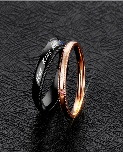 her king his queen couple ring titanium steel personality band engraved romantic ring men women engagement wedding trendy jewelry5652366, Silver
her king his queen couple ring titanium steel personality band engraved romantic ring men women engagement wedding trendy jewelry5652366, Silver