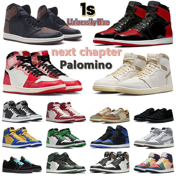 ts x 1s high 2023 basketball shoes jumpman 1 low patent bred palomino craft vibrations mocha next chapter lost and found men women trainers
ts x 1s high 2023 basketball shoes jumpman 1 low patent bred palomino craft vibrations mocha next chapter lost and found men women trainers