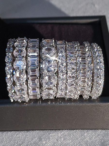 luxury designer 925 sterling silver crystal band ring princess cut white cubic zircon diamond never fade classic promise wedding b2584169
luxury designer 925 sterling silver crystal band ring princess cut white cubic zircon diamond never fade classic promise wedding b2584169