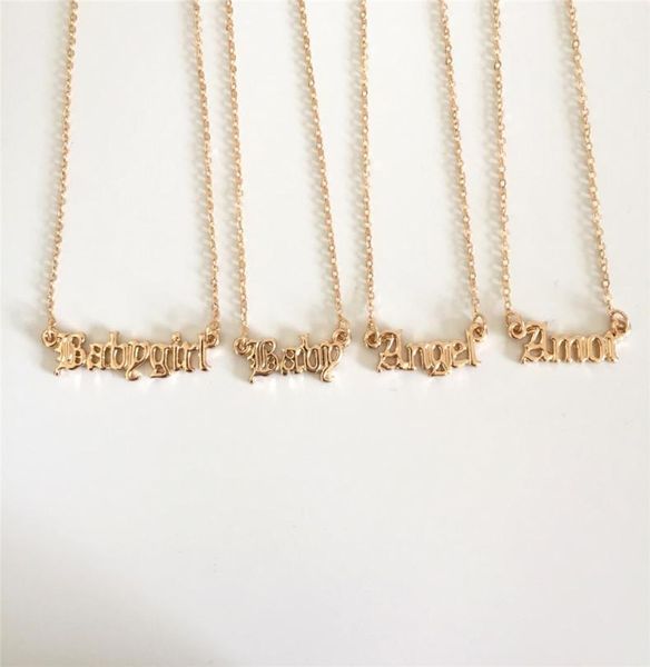 2020 new fashion jewelry gold babygirl letter necklace name pendants lovely gift for the mom7272107, Golden;silver
2020 new fashion jewelry gold babygirl letter necklace name pendants lovely gift for the mom7272107, Golden;silver