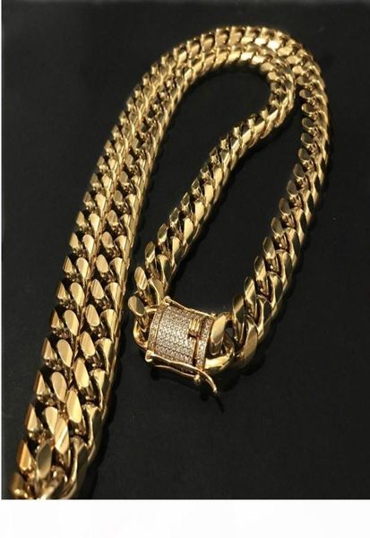 14mm 1830inches mens cuban miami link necklace stainless steel cz clasp iced out gold hip hop chain necklace8605986, Silver
14mm 1830inches mens cuban miami link necklace stainless steel cz clasp iced out gold hip hop chain necklace8605986, Silver