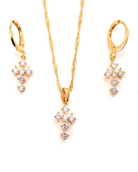 10 kt fine thai baht gf gold cross pendant cz white coordinate necklace chain earrings sets jewelry christian jesus3568253, Silver
10 kt fine thai baht gf gold cross pendant cz white coordinate necklace chain earrings sets jewelry christian jesus3568253, Silver