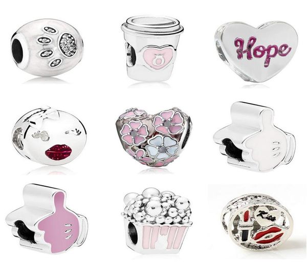 20pcs coffee cup lipstick popcorn magnolia paw print silver charms bead pendant beads fit european charm pandora bracelet jewelry 1057067, Black
20pcs coffee cup lipstick popcorn magnolia paw print silver charms bead pendant beads fit european charm pandora bracelet jewelry 1057067, Black