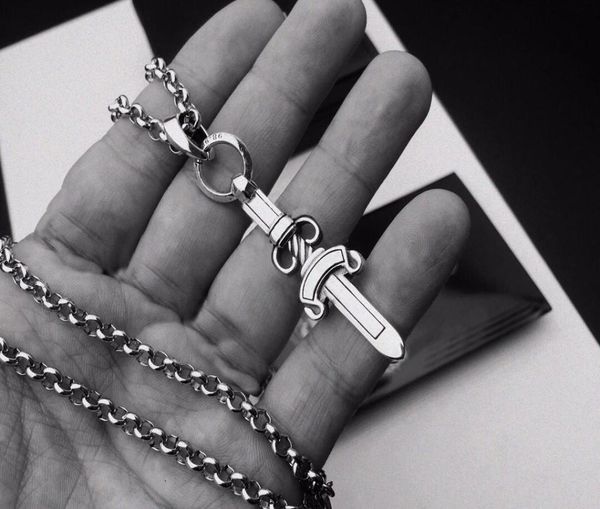 fashion stainless steel pendant necklace chain bijoux for mens and women trend personality punk cross style lovers gift hip hop je2141047, Silver
fashion stainless steel pendant necklace chain bijoux for mens and women trend personality punk cross style lovers gift hip hop je2141047, Silver