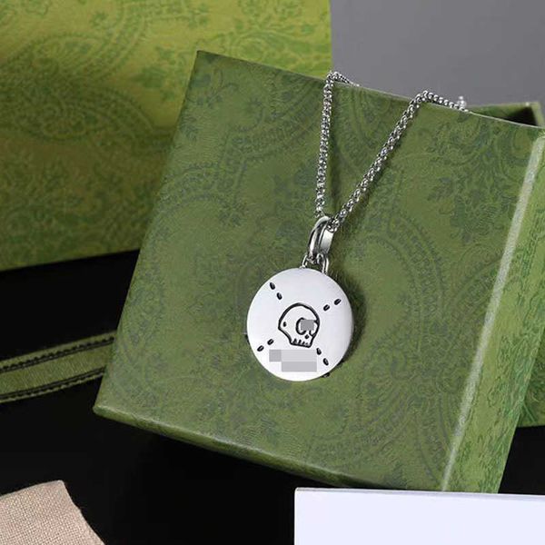 sterling silver classic double skull head round pendant high end couple same family necklace
sterling silver classic double skull head round pendant high end couple same family necklace