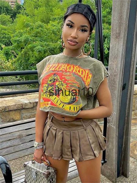 women's t-shirt 2023 wholesale y2k clothes streetwear gray o neck t shirts casual print graph crop ladies sleeveless loose tees t summ, White
women's t-shirt 2023 wholesale y2k clothes streetwear gray o neck t shirts casual print graph crop ladies sleeveless loose tees t summ, White