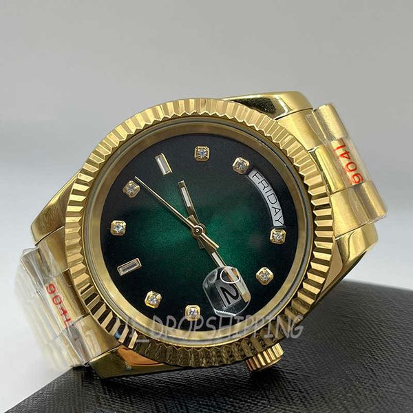 mechanical mens watches style 41mm pearl face gold watch sapphire dropshipping, Slivery;golden
mechanical mens watches style 41mm pearl face gold watch sapphire dropshipping, Slivery;golden