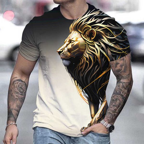 spring/summer men's new lion print short sleeve t-shirt street trend men's t-shirtevi0 stussysi, White;black
spring/summer men's new lion print short sleeve t-shirt street trend men's t-shirtevi0 stussysi, White;black