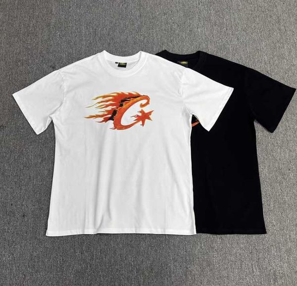 cort summer new flame letter c printing loose relaxed fashion round neck short sleeve t-shirt eiz, White;black
cort summer new flame letter c printing loose relaxed fashion round neck short sleeve t-shirt eiz, White;black