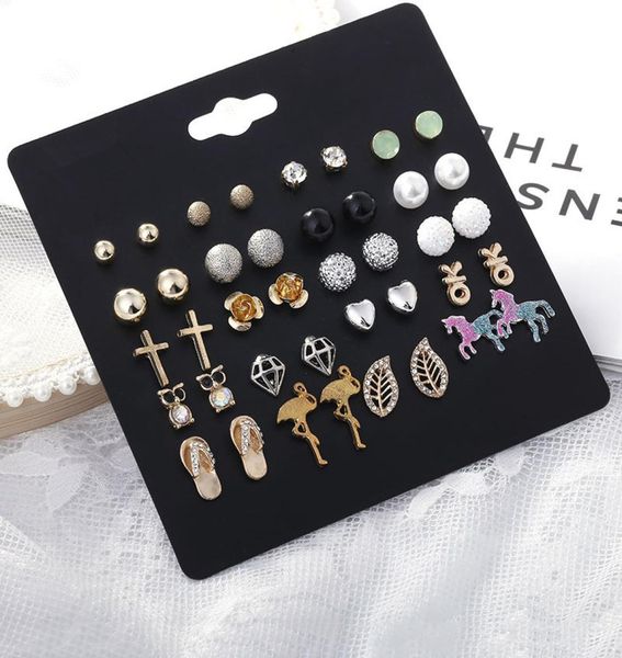 fashion lovely animal size pearl combination ear studs female cross border unicorn diamond pierced earrings set accessories whol7746264, Golden;silver
fashion lovely animal size pearl combination ear studs female cross border unicorn diamond pierced earrings set accessories whol7746264, Golden;silver