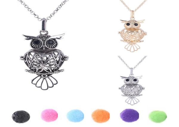 hollow open owl cage pendant aromatherapy necklaces for women diffuser essential oil lava rock stone lockets fashion jewelry in bu4724454, Silver
hollow open owl cage pendant aromatherapy necklaces for women diffuser essential oil lava rock stone lockets fashion jewelry in bu4724454, Silver