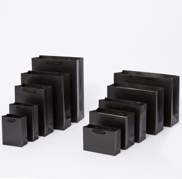 black gift bags kraft paper gift bags with handles matte tote paper shopping kraft retail party bag recycled paper bags for 8339032, Black;white
black gift bags kraft paper gift bags with handles matte tote paper shopping kraft retail party bag recycled paper bags for 8339032, Black;white