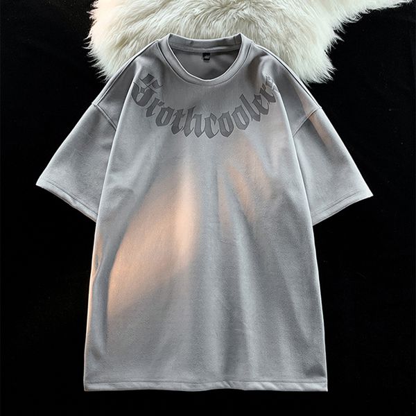 men's t-shirts gothic suede mens short sleeve t-shirts letter printed summer t shirts y2k hip hop oversized tees male casual tee 23062, White;black
men's t-shirts gothic suede mens short sleeve t-shirts letter printed summer t shirts y2k hip hop oversized tees male casual tee 23062, White;black