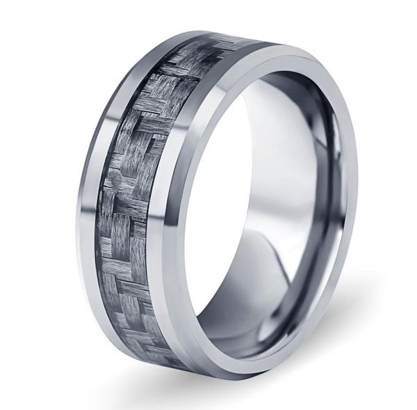 mens ring new tungsten steel men039s ring fashion jewelry new simple carbon fiber tungsten steel ring9798117, Silver
mens ring new tungsten steel men039s ring fashion jewelry new simple carbon fiber tungsten steel ring9798117, Silver