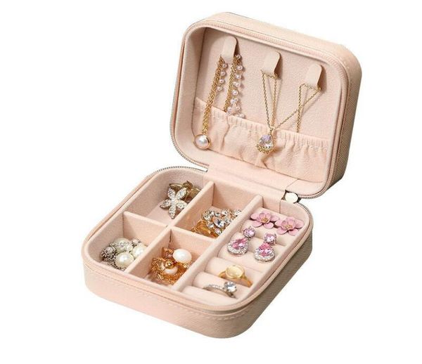 jewelry case boxes pouches jewelries organizer display travel for women girls portable earring necklace box pu leather storage joy7905938, Pink;blue
jewelry case boxes pouches jewelries organizer display travel for women girls portable earring necklace box pu leather storage joy7905938, Pink;blue
