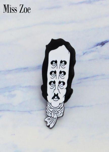 miss zoe edgar allan poe emaille pins bloem grappig figuur broche gift schrijver pictogram badge denim jeans revers pin kleding ca1169548, Gray
miss zoe edgar allan poe emaille pins bloem grappig figuur broche gift schrijver pictogram badge denim jeans revers pin kleding ca1169548, Gray