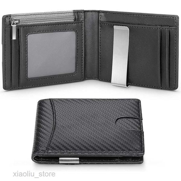 money clips carbon fiber card holder men wallets business rfid blocking card holder slim thin wallet bifold wallet for men father's day, Black
money clips carbon fiber card holder men wallets business rfid blocking card holder slim thin wallet bifold wallet for men father's day, Black