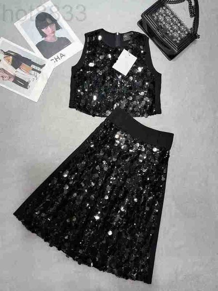 two piece dress designer 2023 summer new french celebrity style elegant temperament heavy industry sequin tank with half skirt set v1gm, White
two piece dress designer 2023 summer new french celebrity style elegant temperament heavy industry sequin tank with half skirt set v1gm, White