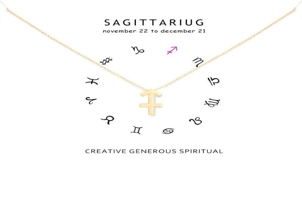 minimalism 12 constellation sagittarius necklaces for women zodiac gold sliver chains necklace valentine039s gifts fashion jewe9809120, Silver
minimalism 12 constellation sagittarius necklaces for women zodiac gold sliver chains necklace valentine039s gifts fashion jewe9809120, Silver
