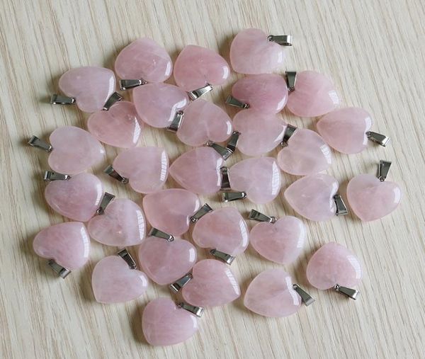 fubaoying charm natural heart stone pendant 30pcslot pink quartz crystal fashion accessories 20mm sell for jewelry making 2015019332, Silver
fubaoying charm natural heart stone pendant 30pcslot pink quartz crystal fashion accessories 20mm sell for jewelry making 2015019332, Silver