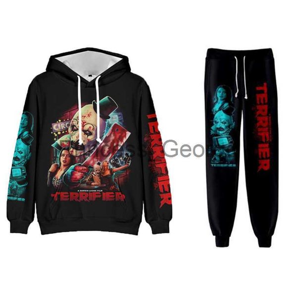 men's tracksuits movie terrifier 2 men's sportswear sets casual tracksuit two piece set and pants sportswear suit halloween cospla, Gray
men's tracksuits movie terrifier 2 men's sportswear sets casual tracksuit two piece set and pants sportswear suit halloween cospla, Gray