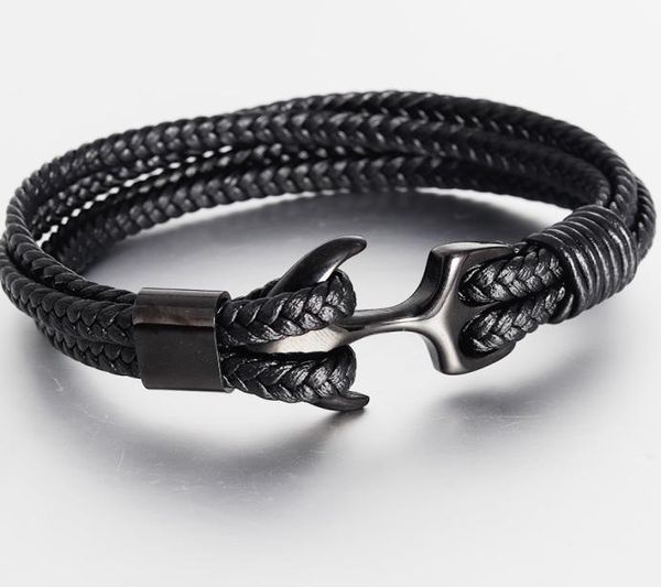 trendy punk black anchor bracelet handmade leather rope chain for men039s metal sports hook bracelet jewelry gifts7847759
trendy punk black anchor bracelet handmade leather rope chain for men039s metal sports hook bracelet jewelry gifts7847759