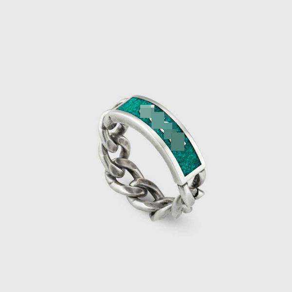 new classic sterling silver green enamel chain ring
new classic sterling silver green enamel chain ring