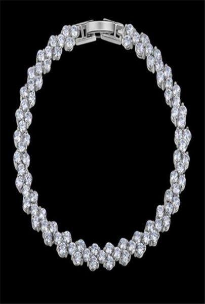 luxury shining crystal bracelets genuine 925 sterling silver charms bracelet diamond roman tennis link bracelet jewelry a362839073, Black
luxury shining crystal bracelets genuine 925 sterling silver charms bracelet diamond roman tennis link bracelet jewelry a362839073, Black