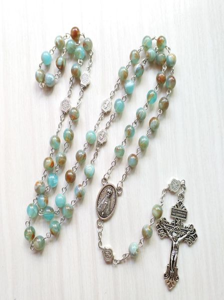 italy retro rosary catholic jewelry virgin cross jesus christian religion men and women necklace8687060, Silver
italy retro rosary catholic jewelry virgin cross jesus christian religion men and women necklace8687060, Silver