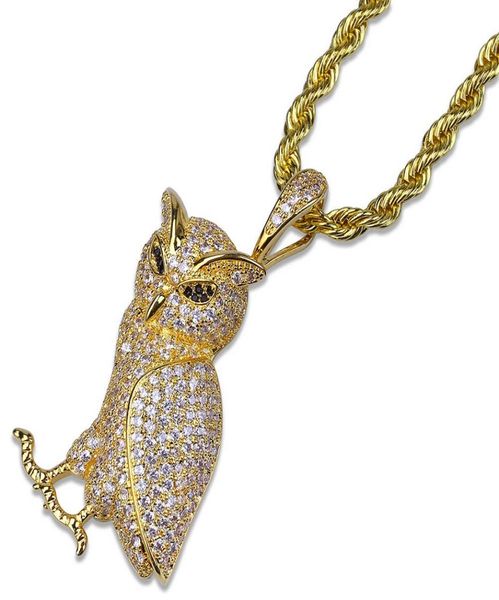 fashion men 18k gold plated silver chain owl pendant necklace designer iced out rhinestone hip hop rap rock jewelry necklaces for 4764803
fashion men 18k gold plated silver chain owl pendant necklace designer iced out rhinestone hip hop rap rock jewelry necklaces for 4764803