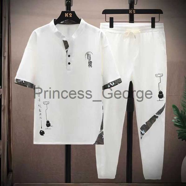 men's tracksuits (shirt trousers)summer short sleeve mens shirt print pattern men's casual elastic waist shirts men twopiece suit, Gray
men's tracksuits (shirt trousers)summer short sleeve mens shirt print pattern men's casual elastic waist shirts men twopiece suit, Gray