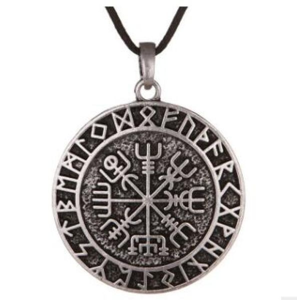qq7 nordic symbol talisman pendant men retro nordic viking compass double necklace7469049, Silver 
qq7 nordic symbol talisman pendant men retro nordic viking compass double necklace7469049, Silver